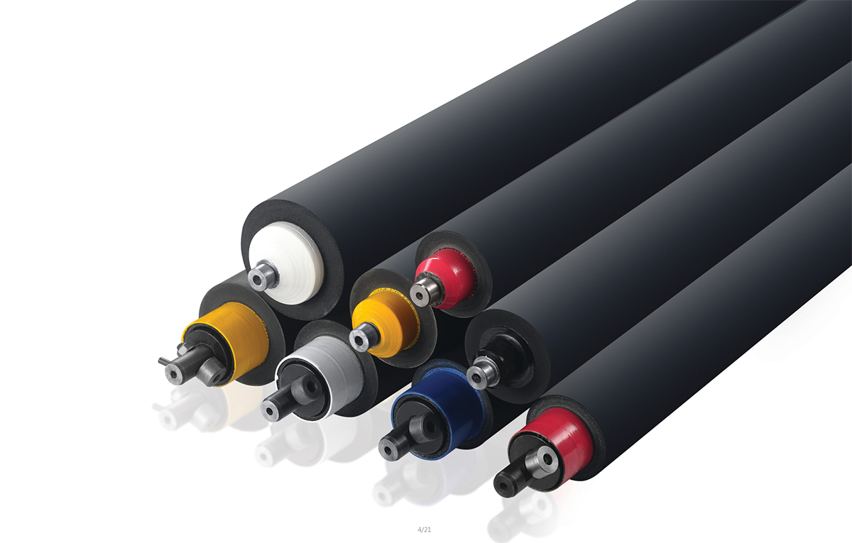 Conventional ink rollers